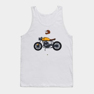 Cafe Racer motorbyke hipster print and speed lovers Tank Top